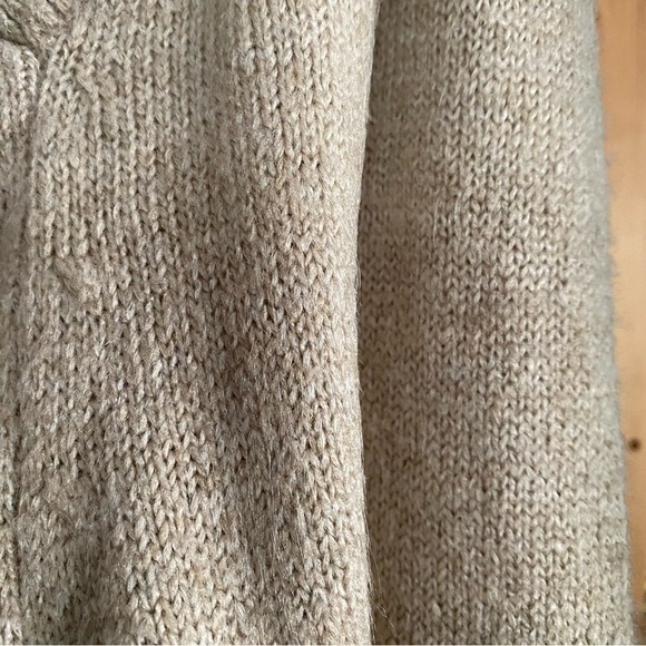 Anthropologie Tan Puff Sleeve Sweater - Picture 11 of 16